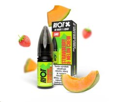RIOT X Salt Strawberry & Melon Chew (Jahodovo-melounová žvýkačka) 10ml 10mg