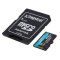 Kingston paměťová karta 256GB microSDXC Canvas Go Plus 170R A2 U3 V30 Card + ADP