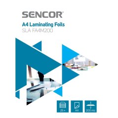 Sencor SLA FA4M200 Fólie A4 200mic 25ks