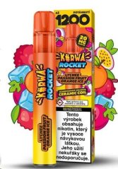 Kurwa Rocket - Jednorázová e-cigareta- 20mg - Lychee Passion Fruit Orange Ice