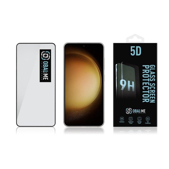OBAL:ME 5D Tvrzené Sklo pro Samsung Galaxy S23 Black
