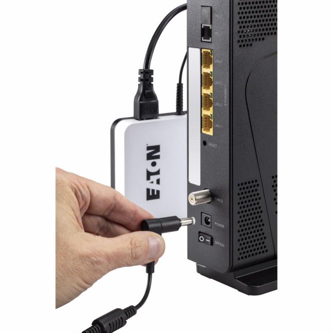 EATON UPS 3S Mini 36W DC, pro zálohu zařízení s napájení 9 V / 12 V / 15 V / 19 V , 4 typy konektorů