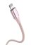 DATOVÝ KABEL SWISSTEN TEXTILE II USB / LIGHTNING 1,5 M RŮŽOVÝ