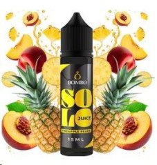 Příchuť Bombo Solo Juice S&V 15ml Pineapple Peach (Ananas a broskev)