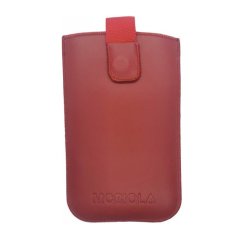 Pouzdro typu kapsa pro Mobiola MB800, kožené, červené