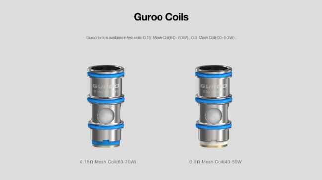 Aspire Guroo - Clearomizer - 5ml (Gunmetal)