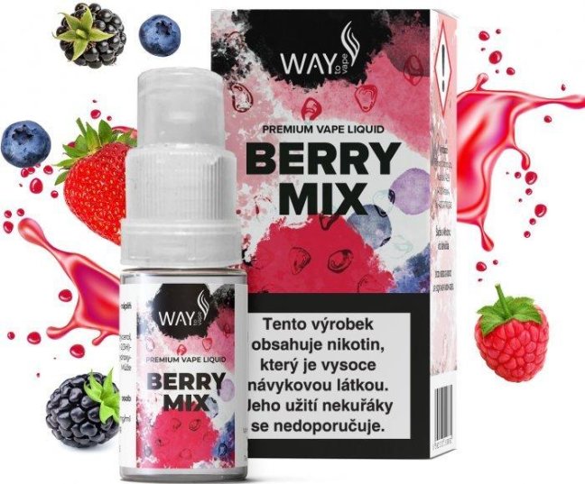 LIQUID WAY TO VAPE BERRY MIX 10ML-18MG LIQUID WAY TO VAPE BERRY MIX 10ML-18MG