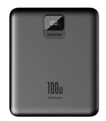 CANYON Power Bank PB-2008, 20000mAh, tmavě šedá