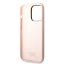 Karl Lagerfeld Liquid Silicone Ikonik NFT Zadní Kryt pro iPhone 14 Pro Pink