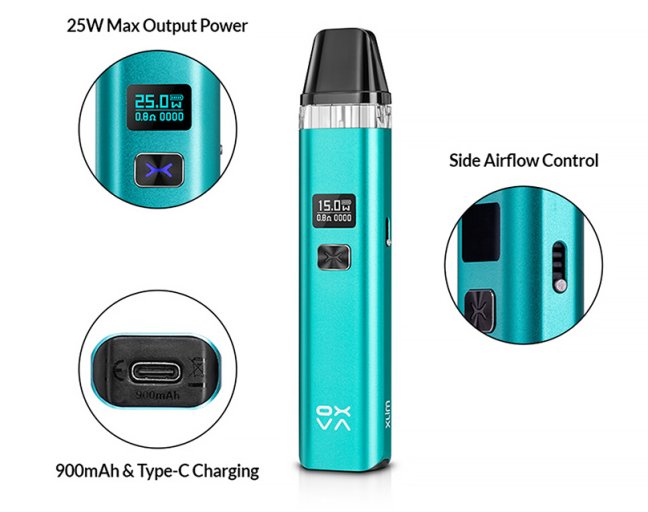 Oxva Xlim - Pod Kit 900mAh - Black White