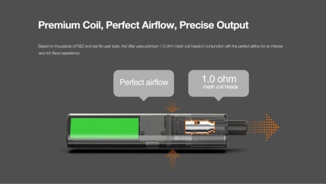 Aspire Vilter - Pod Kit - 450mAh (Champagne)