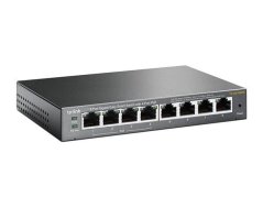 TP-LINK switch 10-Port GbE PoE+, 8 GbE PoE+ Ports, 1x Gbit RJ45 Ports + 1x Gbit SFP Slots, 802.3at/af, 63W