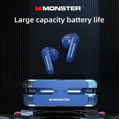 Monster XKT08 TWS Bezdrátová Sluchátka Blue