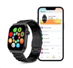 Ksix Olympo chytré hodinky, AMOLED 1,96", BT5.3, IP67
