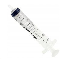 Injekční stříkačka s gumovým pístem 10 ml