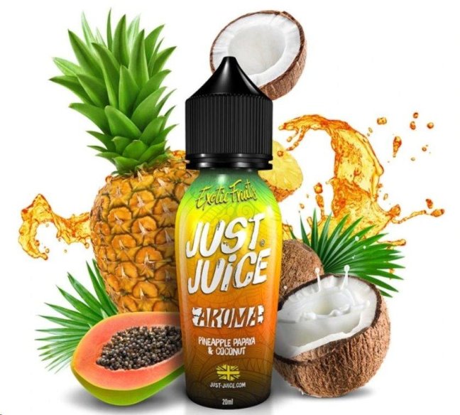 Příchuť Just Juice Pineapple, Papaya & Coconut Shake & Vape 10 ml