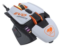 COUGAR herní myš drátová 700M Evo eSPORTS, optical, RGB, PMW-3389, 16000 DPI, white