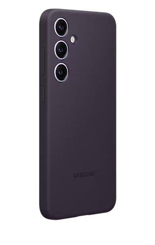 Samsung Silikonový zadní kryt S24+, tmavě fialový