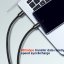 DATOVÝ KABEL SWISSTEN TEXTILE USB-C / USB-C 1,2 M ČERNÝ