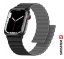 SWISSTEN ŘEMÍNEK PRO APPLE WATCH SILIKONOVÝ - MAGNETIC 42 / 44 / 45 / 49 mm ČERNO/ŠEDÝ