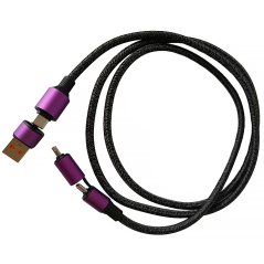 Rychlonabíjec kabel 4v1 USB-A/USB-C na USB-C/Ligh 100W 1,3m