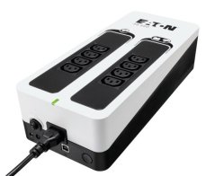 EATON UPS 3S 550 IEC, Off-line, Tower, 550VA/330W, výstup 8x IEC C13, USB, bez ventilátoru