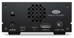 LaCie HDD Externí 1big Dock 3.5" 10TB - USB 3.0/Thunderbolt 3/SD card slot, Černá