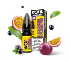 RIOT X Salt Blackcurrant & Passionfruit (Černý rybíz a marakuja) 10ml 10mg