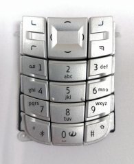 Nokia 6230 silver klávesnice