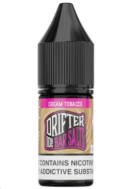 DRIFTER BAR SALTS CREAM TOBACCO 10ML - 10MG