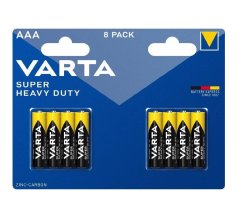 Varta Super Heavy Duty AAA Baterie 8ks