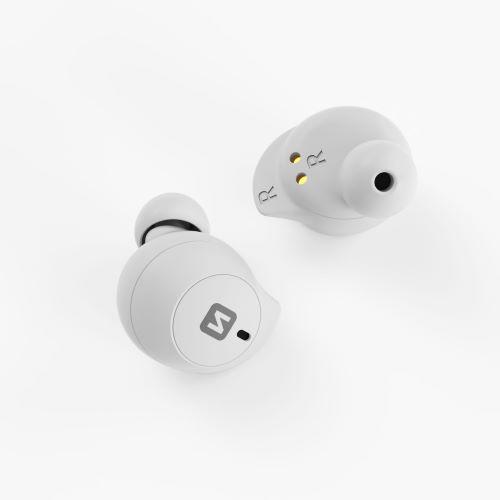 BLUETOOTH TWS SLUCHÁTKA SWISSTEN STONEBUDS BÍLÁ
