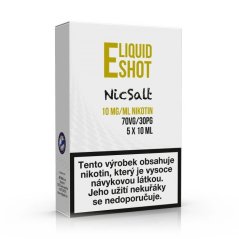 E-liquid Shot - Booster - NicSalt - 70/30 - 10mg - 5x10ml