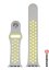 SWISSTEN ŘEMÍNEK PRO APPLE WATCH SILIKONOVÝ - SPORT 38 / 40 / 41 mm STŘÍBRNO/ŽLUTÝ