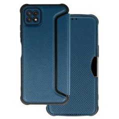 Pouzdro Razor Carbon Book pro Samsung Galaxy A22 5G tmavě modrá