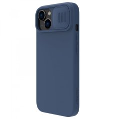 Nillkin CamShield Silky Magnetic Silikonový Kryt pro Apple iPhone 14 Plus Blue