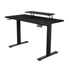 COUGAR stůl E-STAR 120 electric 1200 x 600 x 15, 720-1170mm, carbon design, monitor stand, pad, paměť nastavení 2 módy