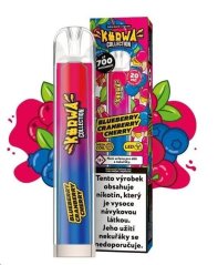 KURWA COLLECTION - JEDNORÁZOVÁ E-CIGARETA - 20 MG BLUEBERRY CRANBERRY CHERRY