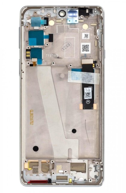 Motorola Edge 20 LCD Display + Dotyková Deska + Přední Kryt White (Service Pack)