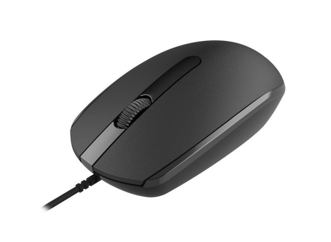 CANYON myš drátová M-10, 3 tlačítka, 1000dpi, černá