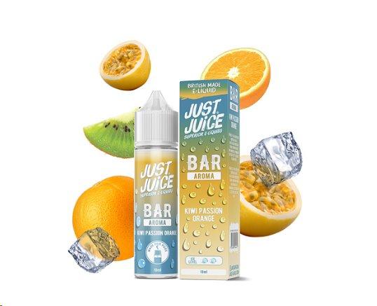 Příchuť Just Juice Bar Range S&V: Kiwi Passion Orange (Kiwi, marakuja a pomeranč)