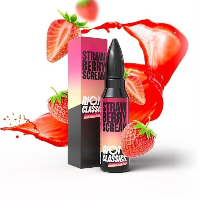 Riot CLASSICS - S&V - Jahodová limonáda - 10ml