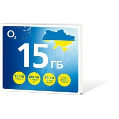 O2 GO Ukrajina SIM karta - 15GB