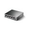 TP-LINK switch 5-Port GbE RJ45 Ports, včetně 4x PoE port; desktop