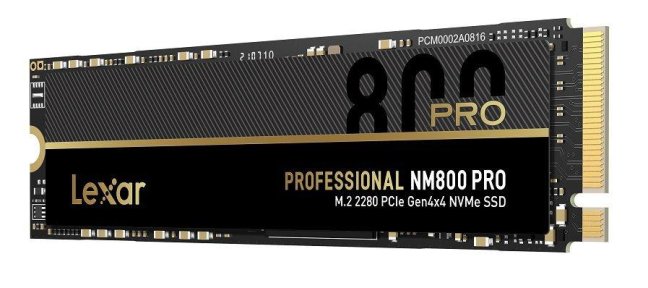 Lexar SSD NM800PRO PCle Gen4 M.2 NVMe - 2TB (čtení/zápis: 7500/6300MB/s)