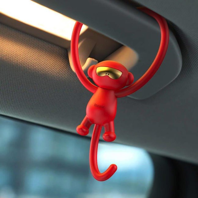 Baseus Fragrance Car Monkey-Shaped Red