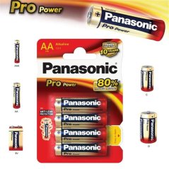 Alkalická baterie AA Panasonic Pro Power LR6 1ks (balení po 4Ks)