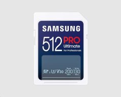 Samsung paměťová karta 512GB PRO ULTIMATE SDXC CL10 U3 V30 (č/z: až 200/130MB/s)