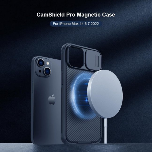 Nillkin CamShield PRO Magnetic Zadní Kryt pro Apple iPhone 14 Plus Black