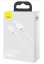 Baseus CALYS-02 Superior Fast Charging Kabel Lightning 2.4A 0.25m White